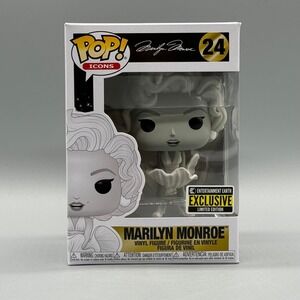 Funko Pop! #24 Marilyn Monroe Black & White EE Exclusive w/ Protector *Vaulted*